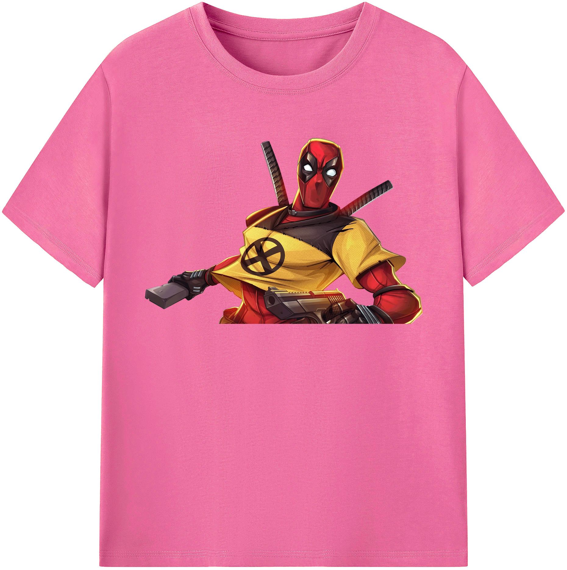 （画像用） Deadpool デッドプール レディースカジュアルプリントTシャツ（綿100％）